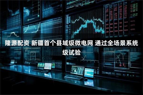 隆源配资 新疆首个县域级微电网 通过全场景系统级试验