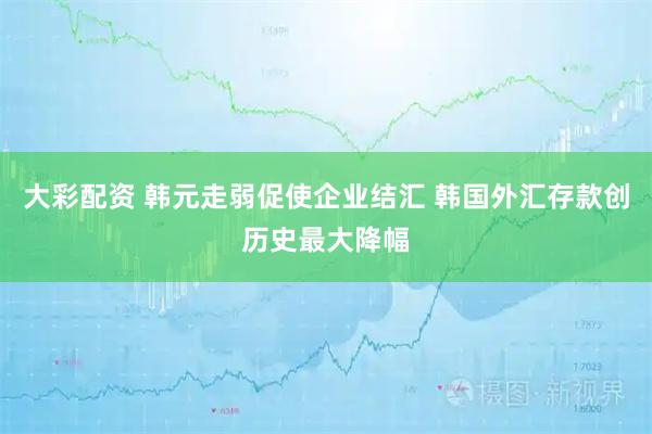 大彩配资 韩元走弱促使企业结汇 韩国外汇存款创历史最大降幅